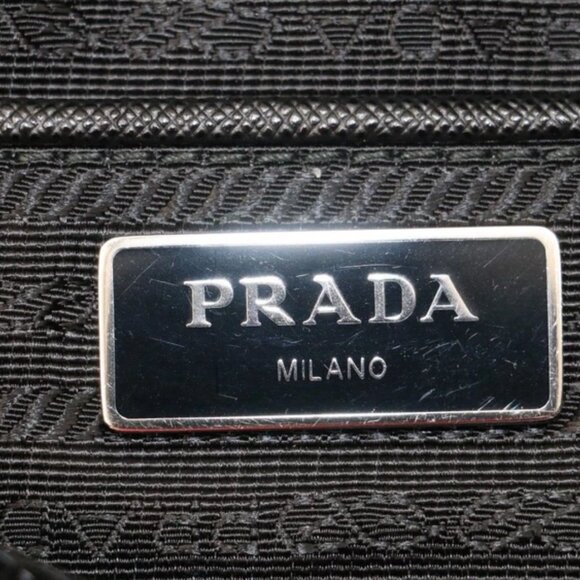 Prada Re-Nylon Messenger Bag Crossbody Unisex 1BC421 - Black - Picture 11 of 15